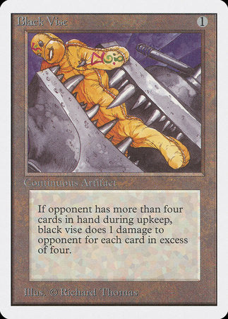 Black Vise [Unlimited Edition] | Jomio and Rueliete's Cards and Comics