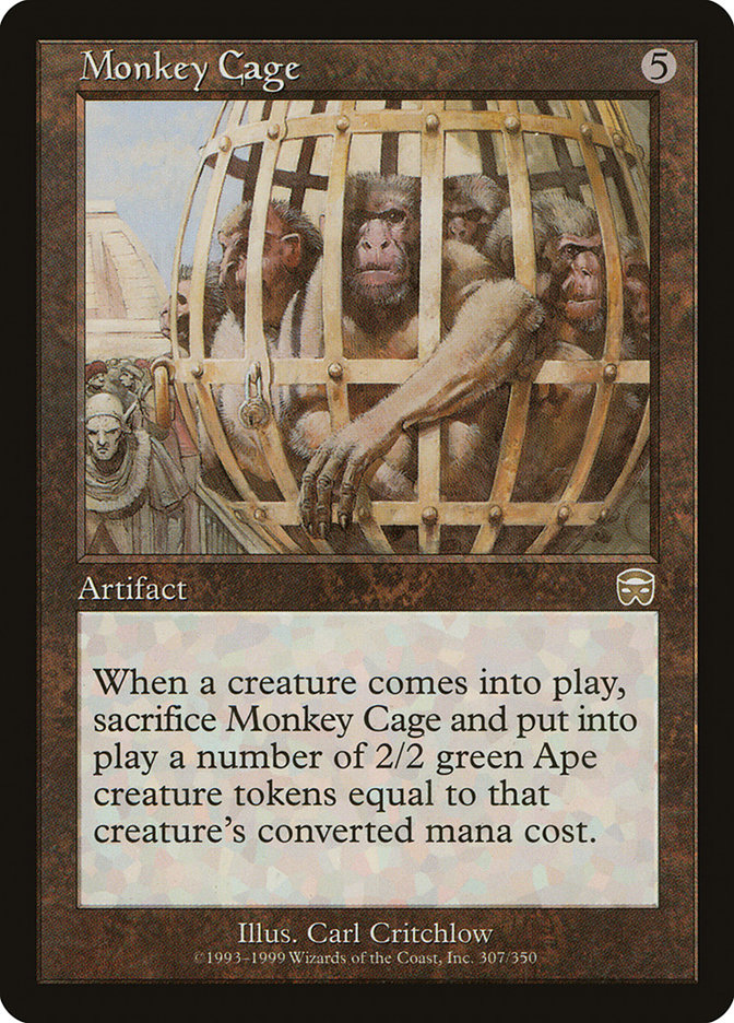 Monkey Cage [Mercadian Masques] | Jomio and Rueliete's Cards and Comics