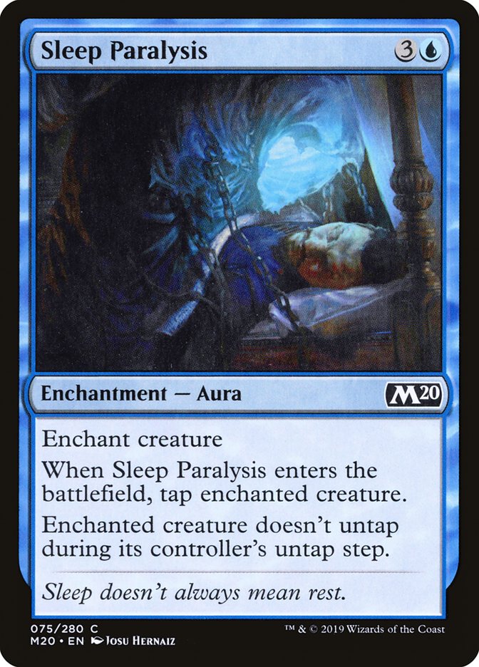 Sleep Paralysis [Core Set 2020] | Jomio and Rueliete's Cards and Comics