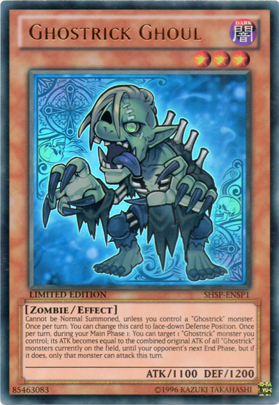 Ghostrick Ghoul [SHSP-ENSP1] Ultra Rare | Jomio and Rueliete's Cards and Comics