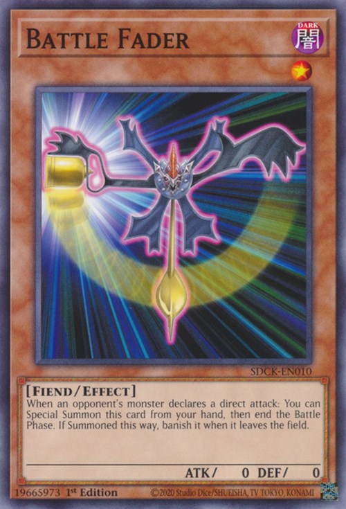 Battle Fader [SDCK-EN010] Common | Jomio and Rueliete's Cards and Comics