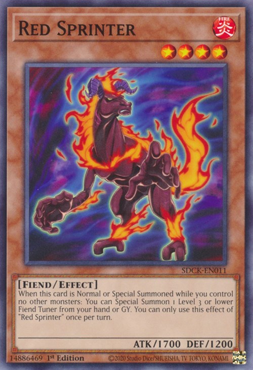 Red Sprinter [SDCK-EN011] Common | Jomio and Rueliete's Cards and Comics