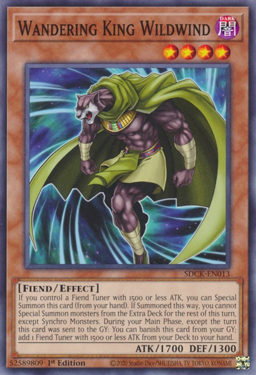 Wandering King Wildwind [SDCK-EN013] Common | Jomio and Rueliete's Cards and Comics