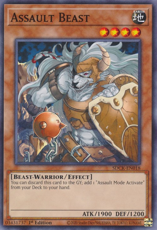 Assault Beast [SDCK-EN018] Common | Jomio and Rueliete's Cards and Comics