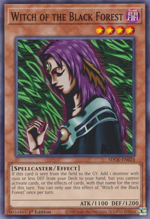 Witch of the Black Forest [SDCK-EN024] Common | Jomio and Rueliete's Cards and Comics