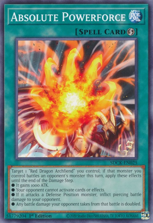 Absolute Powerforce [SDCK-EN025] Common | Jomio and Rueliete's Cards and Comics