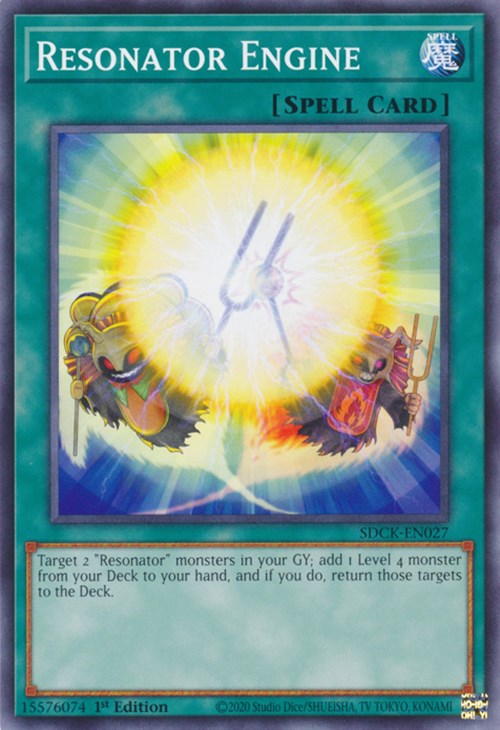 Resonator Engine [SDCK-EN027] Common | Jomio and Rueliete's Cards and Comics
