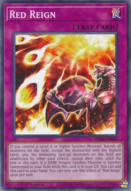 Red Reign [SDCK-EN035] Common | Jomio and Rueliete's Cards and Comics