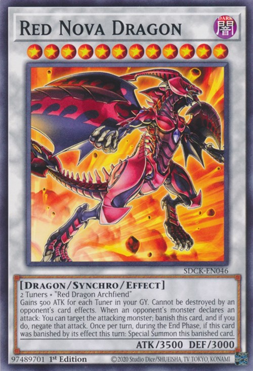 Red Nova Dragon [SDCK-EN046] Common | Jomio and Rueliete's Cards and Comics