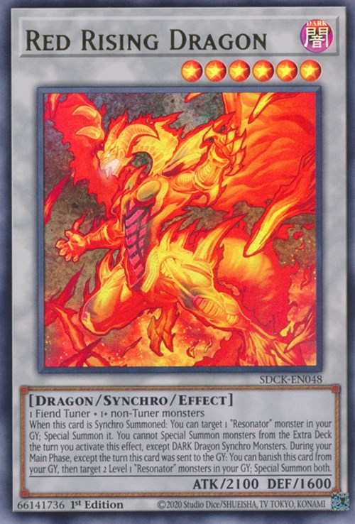 Red Rising Dragon [SDCK-EN048] Ultra Rare | Jomio and Rueliete's Cards and Comics