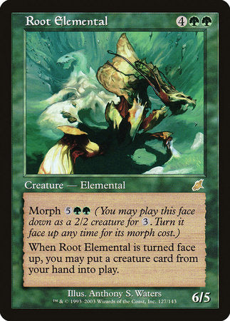 Root Elemental [Scourge] | Jomio and Rueliete's Cards and Comics