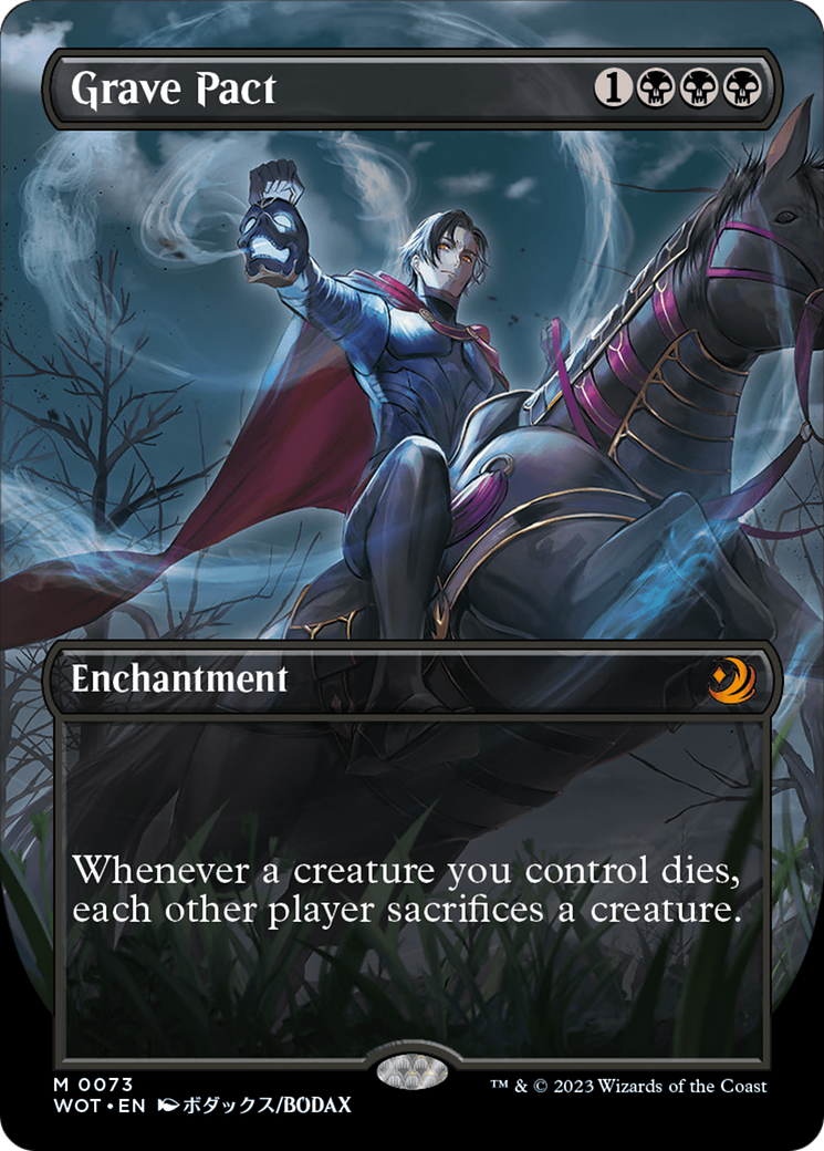 Grave Pact (Anime Borderless) [Wilds of Eldraine: Enchanting Tales] | Jomio and Rueliete's Cards and Comics