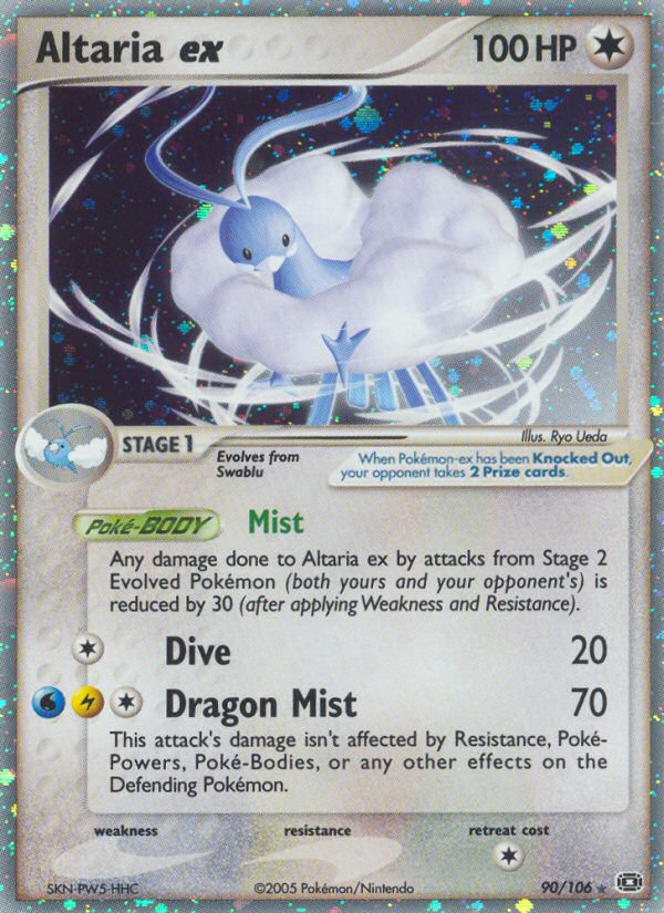 Altaria ex (90/106) [EX: Emerald] | Jomio and Rueliete's Cards and Comics