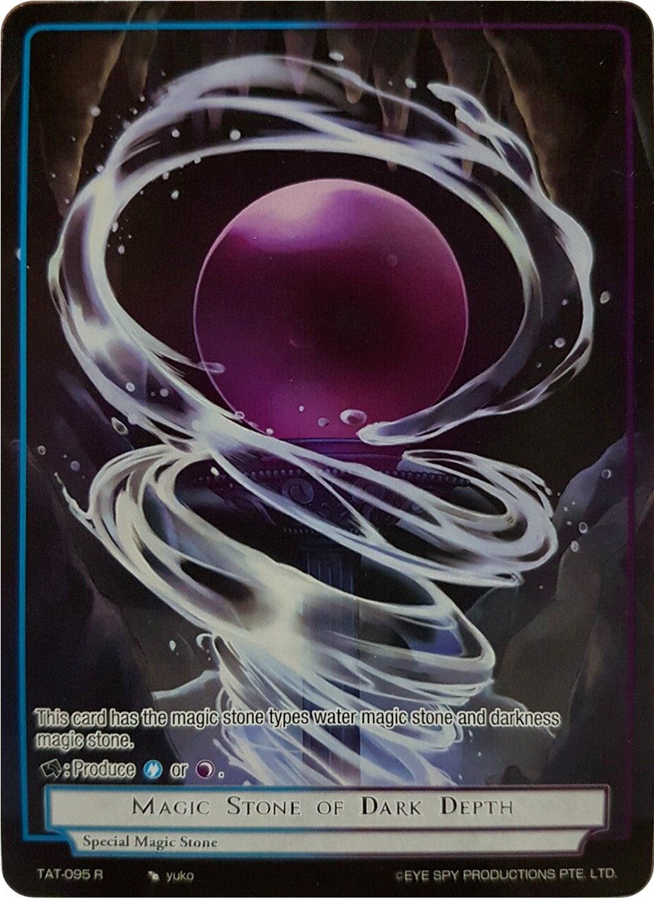 Magic Stone of Dark Depth (Reprint) (TAT-095 R) [Clash of the Star Trees] | Jomio and Rueliete's Cards and Comics
