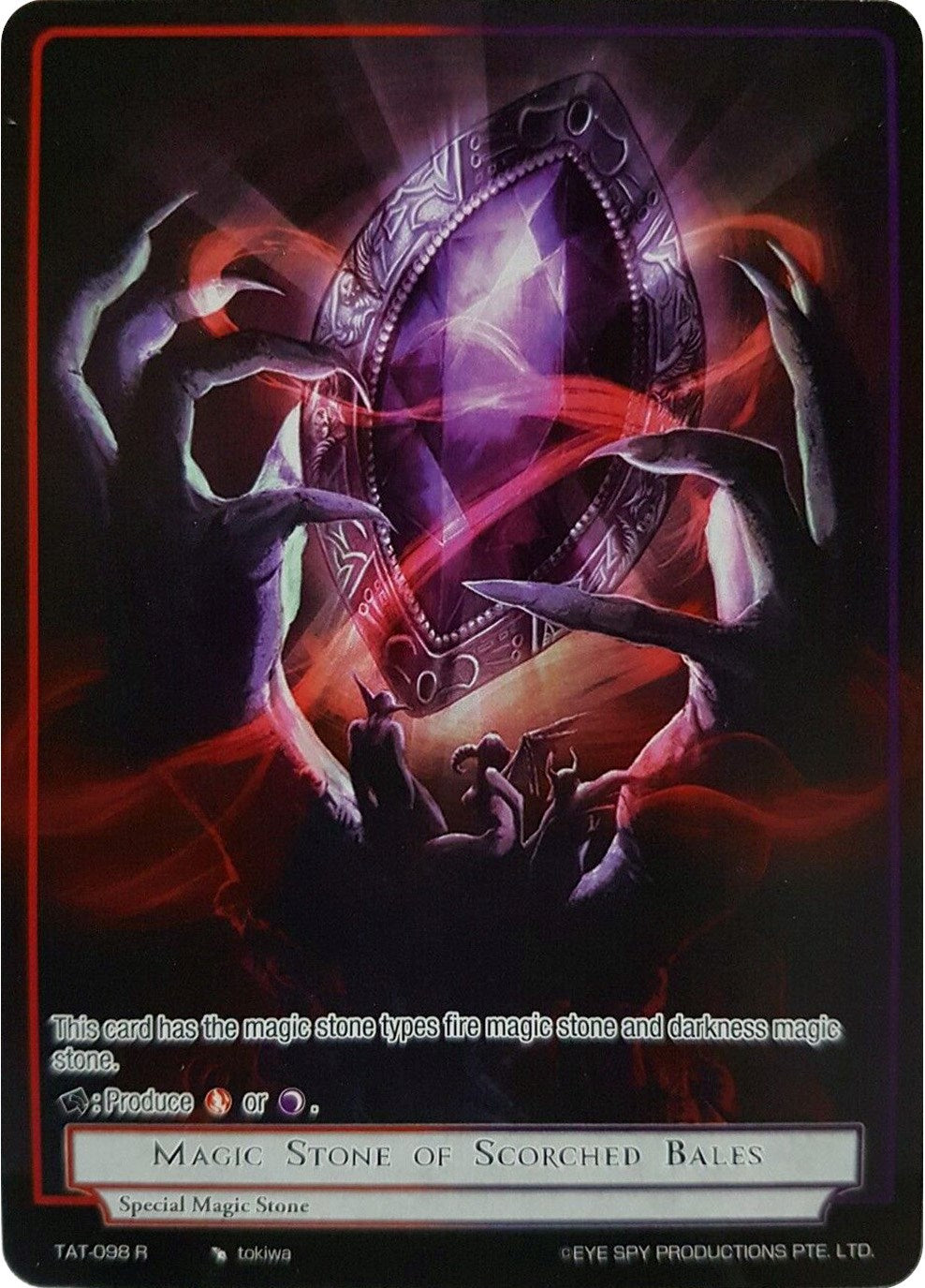 Magic Stone of Scorched Bales (Reprint) (TAT-098 R) [Clash of the Star Trees] | Jomio and Rueliete's Cards and Comics