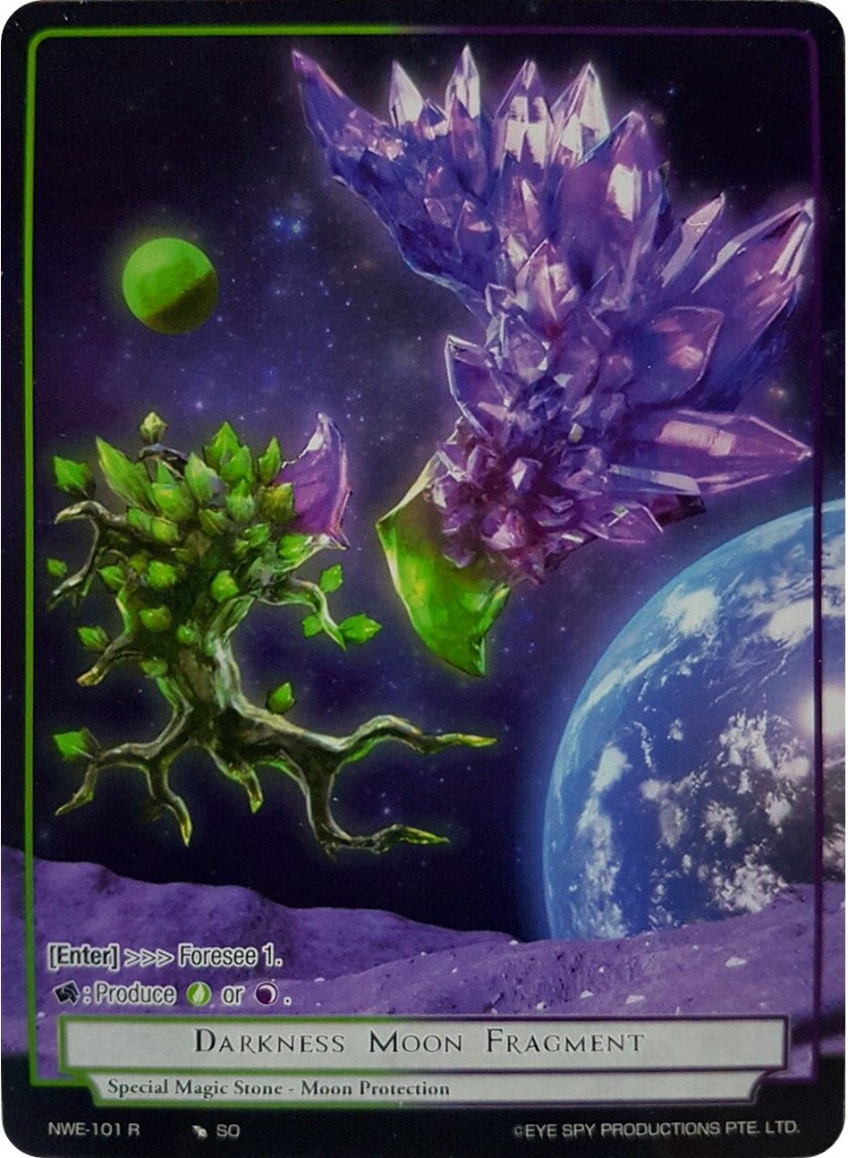 Darkness Moon Fragment (Full Art Reprint) (NWE-101 R) [Clash of the Star Trees] | Jomio and Rueliete's Cards and Comics