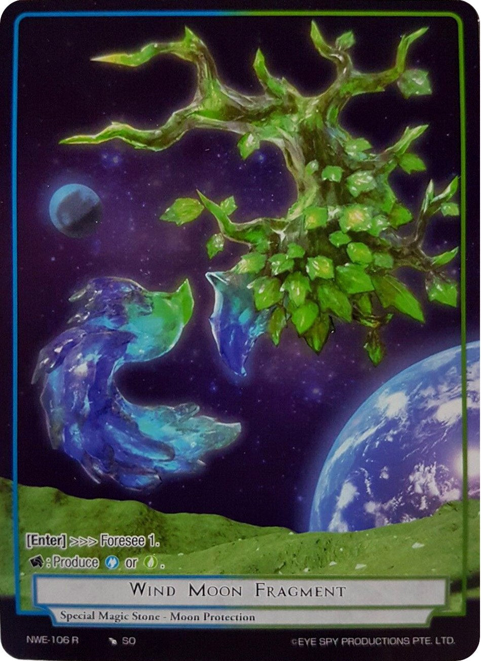 Wind Moon Fragment (Full Art Reprint) (NWE-106 R) [Clash of the Star Trees] | Jomio and Rueliete's Cards and Comics