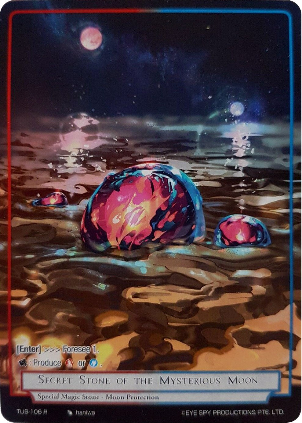 Secret Stone of the Mysterious Moon (Reprint) (TUS-106 R) [Clash of the Star Trees] | Jomio and Rueliete's Cards and Comics
