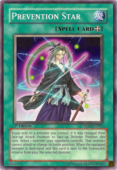 Prevention Star [CRMS-EN045] Common | Jomio and Rueliete's Cards and Comics