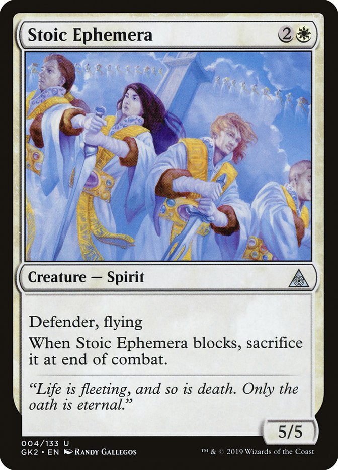 Stoic Ephemera [Ravnica Allegiance Guild Kit] | Jomio and Rueliete's Cards and Comics