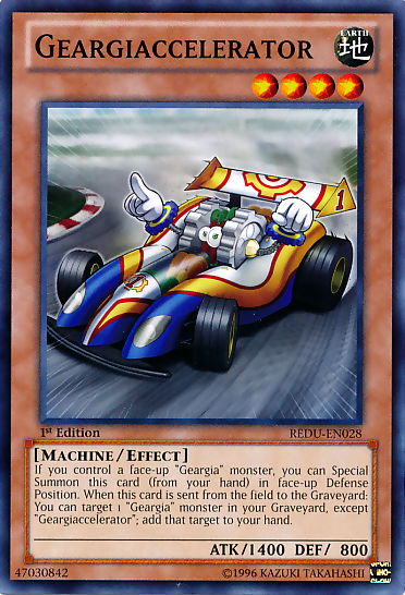 Geargiaccelerator [REDU-EN028] Common | Jomio and Rueliete's Cards and Comics