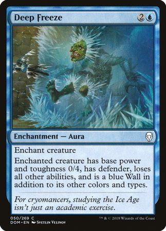 Deep Freeze [Dominaria] | Jomio and Rueliete's Cards and Comics