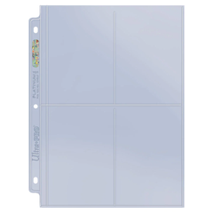 Ultra PRO: Platinum Hologram 4-Pocket Pages - 3-Holes (3.5" x 5" / 100-Pack) | Jomio and Rueliete's Cards and Comics