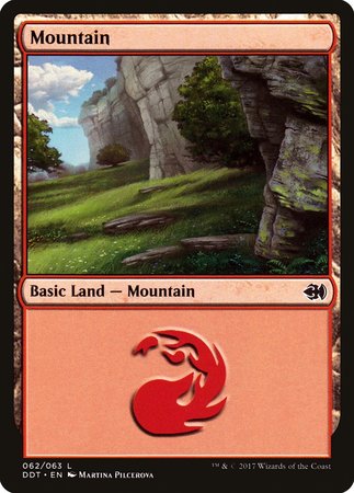 Mountain (62) [Duel Decks: Merfolk vs. Goblins] | Jomio and Rueliete's Cards and Comics