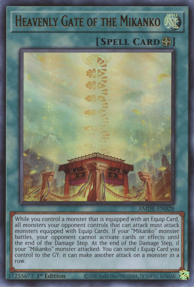 Heavenly Gate of the Mikanko [AMDE-EN028] Ultra Rare | Jomio and Rueliete's Cards and Comics