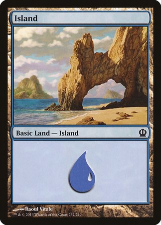 Island (237) [Theros] | Jomio and Rueliete's Cards and Comics