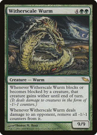 Witherscale Wurm [Shadowmoor] | Jomio and Rueliete's Cards and Comics