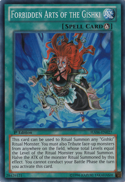Forbidden Arts of the Gishki [HA06-EN027] Super Rare | Jomio and Rueliete's Cards and Comics
