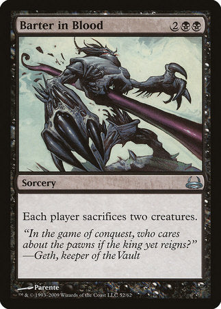 Barter in Blood [Duel Decks: Divine vs. Demonic] | Jomio and Rueliete's Cards and Comics