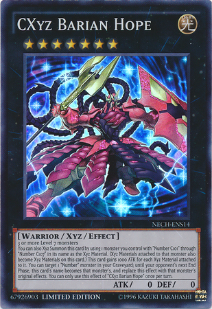 CXyz Barian Hope (SE) [NECH-ENS14] Super Rare | Jomio and Rueliete's Cards and Comics