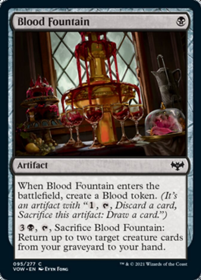 Blood Fountain [Innistrad: Crimson Vow] | Jomio and Rueliete's Cards and Comics