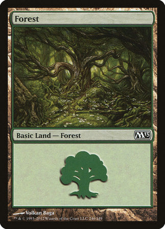 Forest (246) [Magic 2013] | Jomio and Rueliete's Cards and Comics