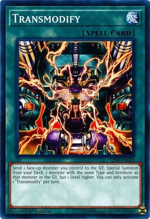Transmodify [SDSB-EN029] Common | Jomio and Rueliete's Cards and Comics