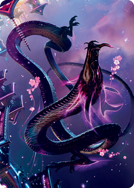 Junji, the Midnight Sky 1 Art Card [Kamigawa: Neon Dynasty Art Series] | Jomio and Rueliete's Cards and Comics