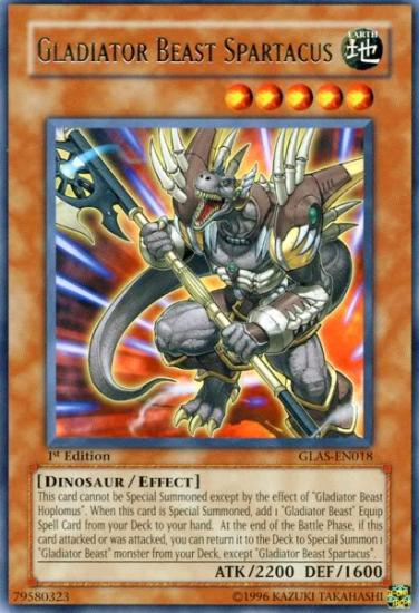 Gladiator Beast Spartacus [GLAS-EN018] Rare | Jomio and Rueliete's Cards and Comics