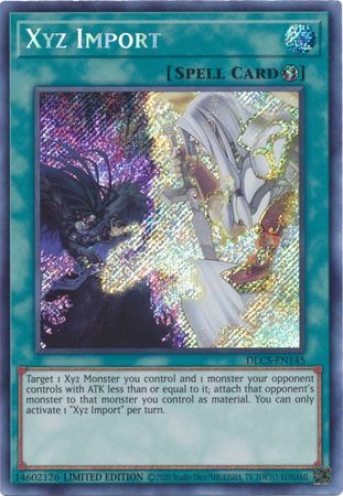 Xyz Import [DLCS-EN145] Secret Rare | Jomio and Rueliete's Cards and Comics