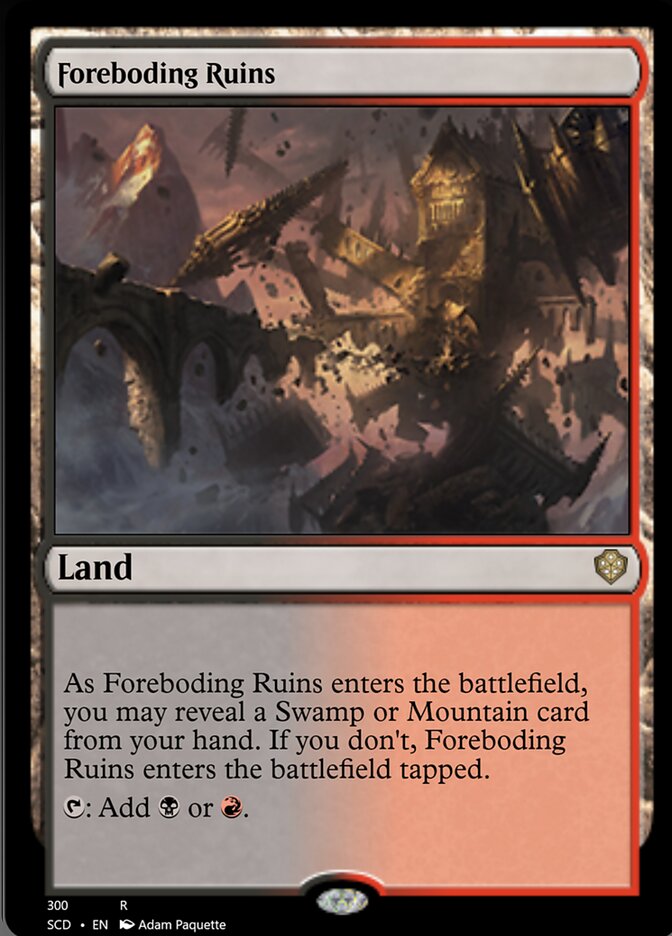 Foreboding Ruins [Starter Commander Decks] | Jomio and Rueliete's Cards and Comics