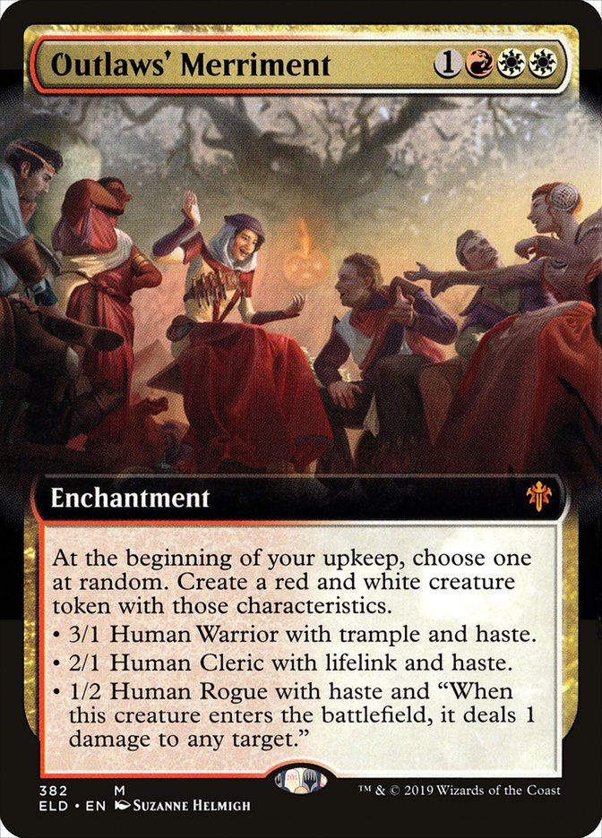 Outlaws' Merriment (Extended Art) [Throne of Eldraine] | Jomio and Rueliete's Cards and Comics