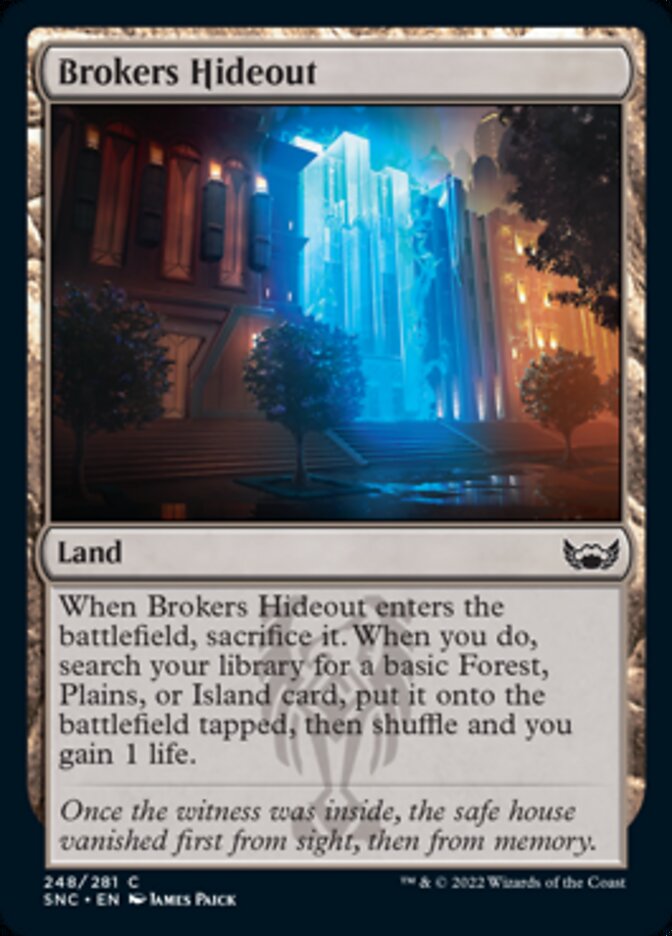 Brokers Hideout [Streets of New Capenna] | Jomio and Rueliete's Cards and Comics