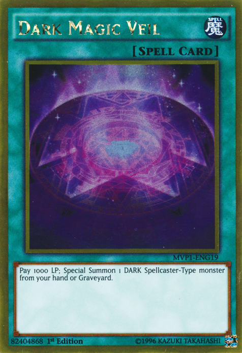 Dark Magic Veil [MVP1-ENG19] Gold Rare | Jomio and Rueliete's Cards and Comics