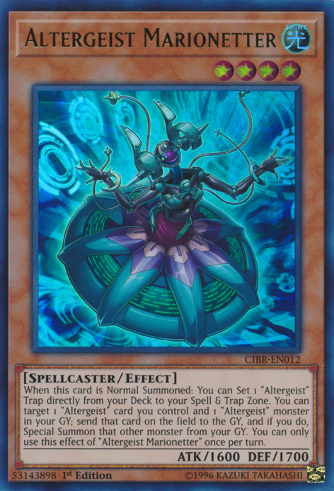 Altergeist Marionetter [CIBR-EN012] Ultra Rare | Jomio and Rueliete's Cards and Comics