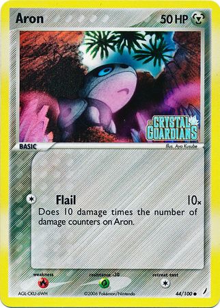 Aron (44/100) (Stamped) [EX: Crystal Guardians] | Jomio and Rueliete's Cards and Comics