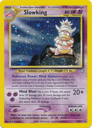 Slowking (14/111) [Neo Genesis Unlimited] | Jomio and Rueliete's Cards and Comics