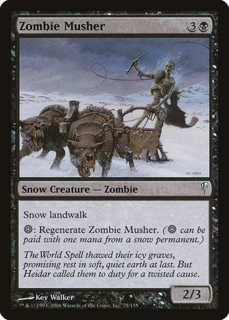 Zombie Musher [Coldsnap] | Jomio and Rueliete's Cards and Comics