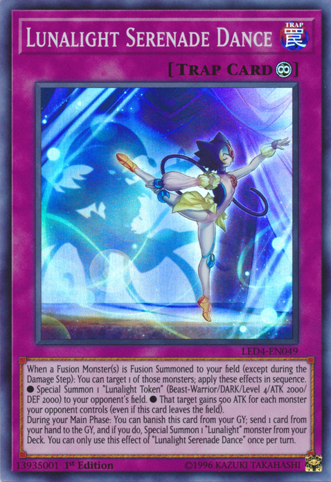 Lunalight Serenade Dance [LED4-EN049] Super Rare | Jomio and Rueliete's Cards and Comics