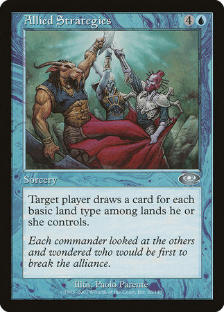 Allied Strategies [Planeshift] | Jomio and Rueliete's Cards and Comics